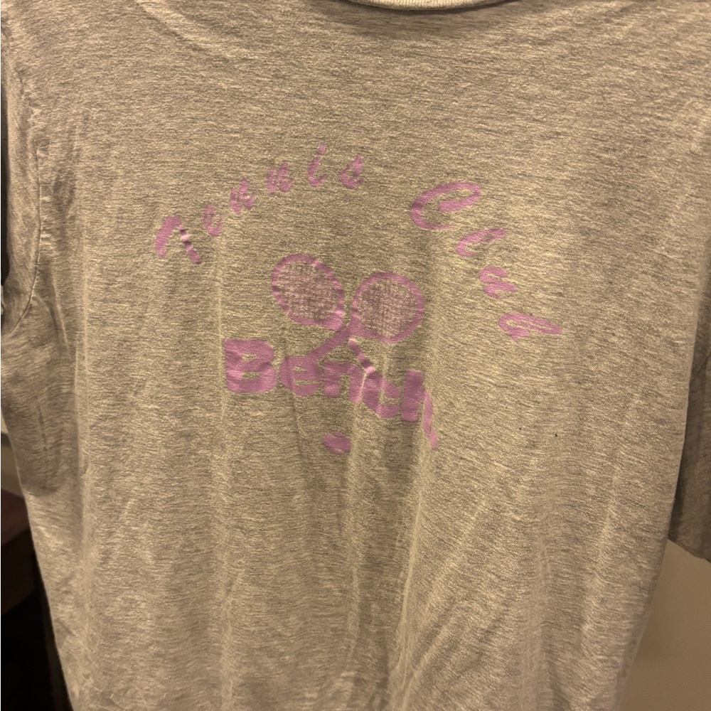 Bench Grey Tee with Purple Tennis Club Graphic - Picture 3 of 6